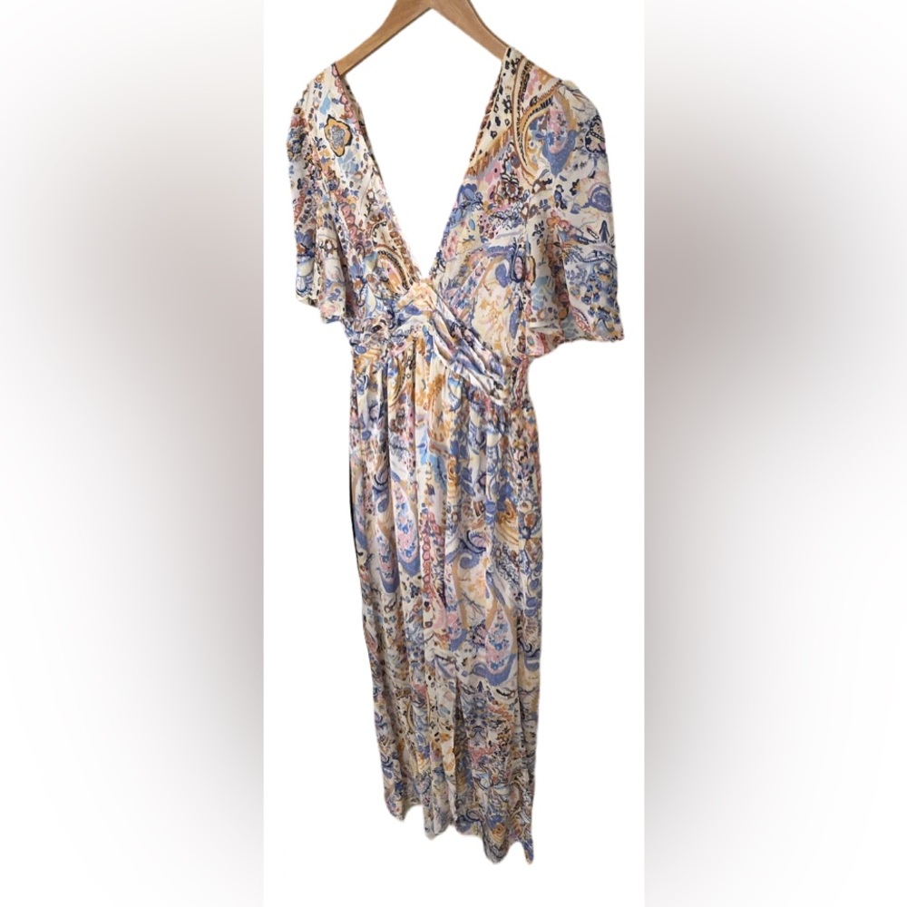 Floral Paisley Maxi Dress - bought in Paris!! SZ W M/S